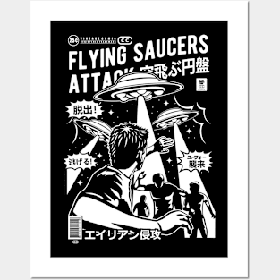 Japanese Flying Saucers Posters and Art